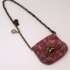 LANVIN MiniPop Happy Bag Satin Turn Lock Flap